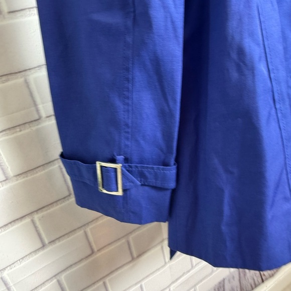 Express Women's Blue Double-Breasted Trench Coat Size SP - Picture 9 of 12